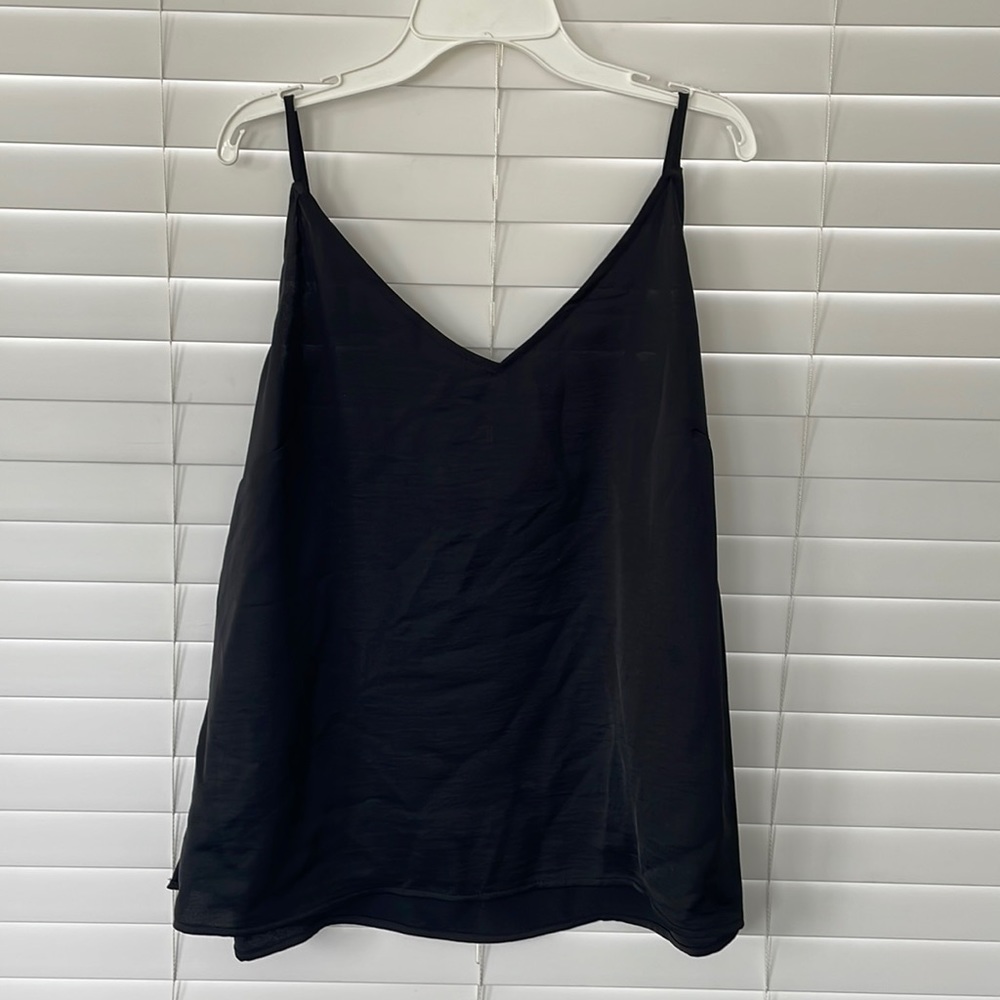Black silk cami NWT